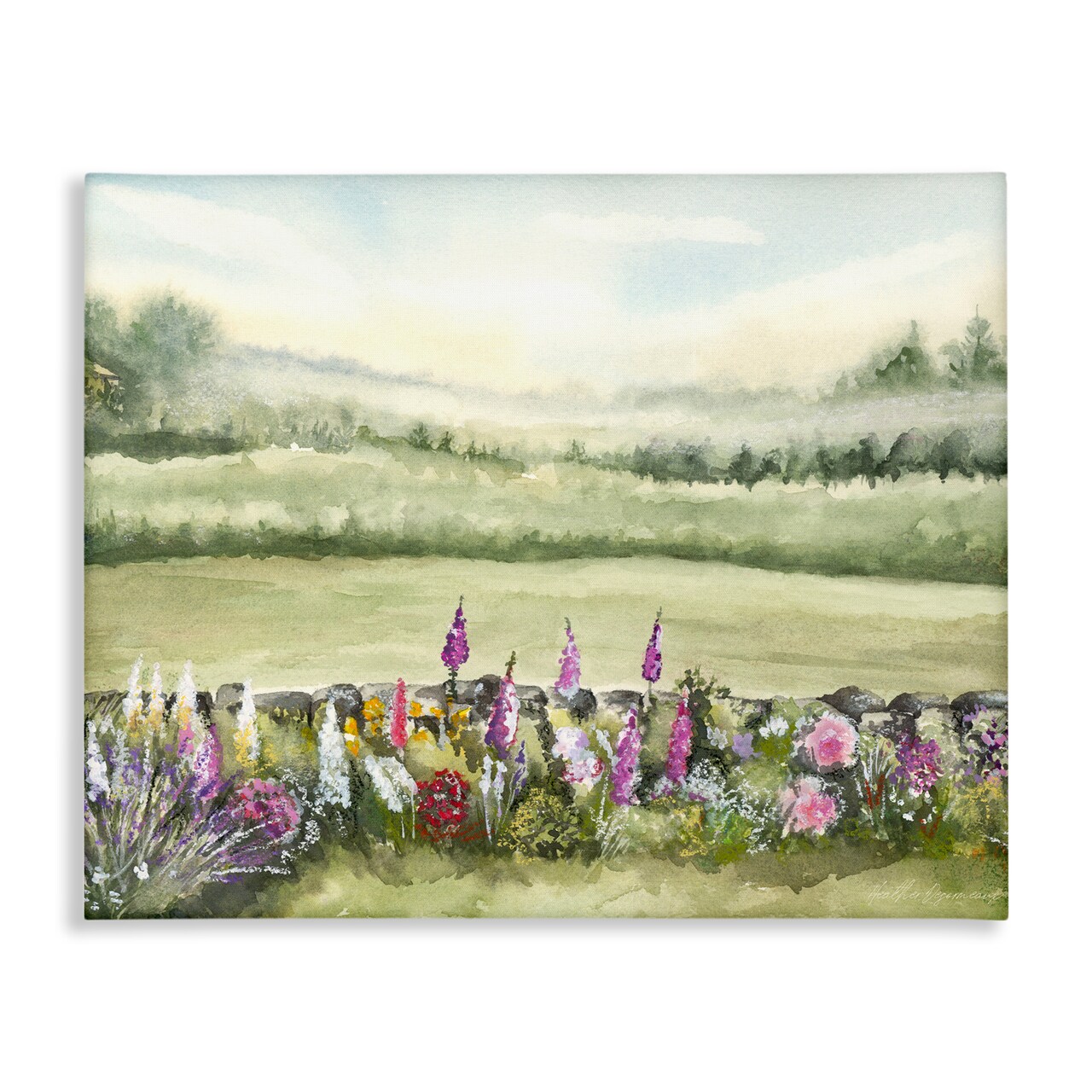 Stupell Industries Eastern Townships Garden Canvas By Heather Desormeaux